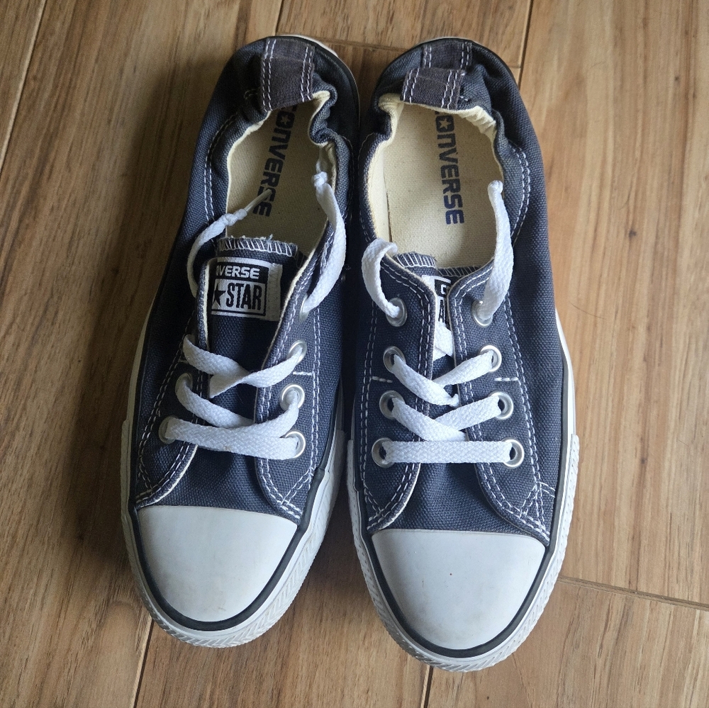 Converse Chuck Taylor Shoreline Slip On Navy 6.5 - Picture 3 of 8